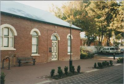 PHOTOGRAPH: TEXTILE CONSERVATION PROJECT AT SUBIACO MUSEUM WITH PATRICIA MONCRIEFF OCTOBER 1999
