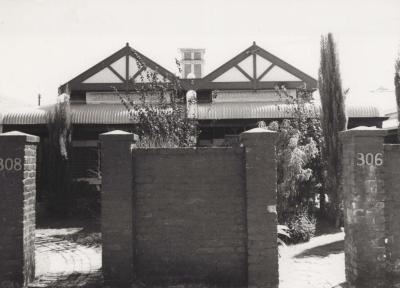 PHOTOGRAPH: 306-308 BAGOT ROAD, NATIONAL ESTATE SURVEY COLLECTION