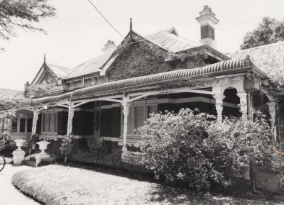 PHOTOGRAPH: UNKNOWN HOUSE CHESTER STREET, NATIONAL ESTATE SURVEY COLLECTION
