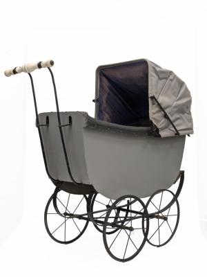 TOY: DOLL'S PRAM, GREY, FEHLBERG FAMILY