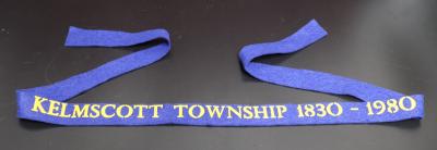 PRIZE, RIBBON - KELMSCOTT TOWNSHIP 1830 - 1980