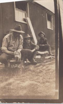 PHOTOGRAPH: THREE MEN, THELMA GREEN BEQUEST