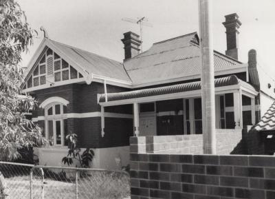 PHOTOGRAPH: DEMOLISHED HOUSE 242 BARKER ROAD, NATIONAL ESTATE SURVEY COLLECTION