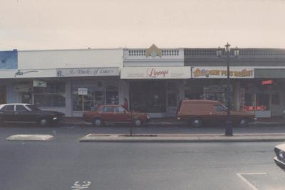 PHOTOGRAPH: SHOPS, 25-17 ROKEBY ROAD, 1988