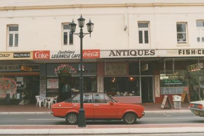 PHOTOGRAPH: LUCY PARROT ANTIQUES, ROKEBY ROAD, 1988