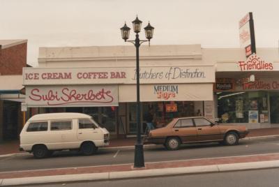 PHOTOGRAPH: SHOPS, 118 ROKEBY ROAD, 1988