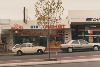 PHOTOGRAPH: SHOPS, 122 ROKEBY ROAD, 1988