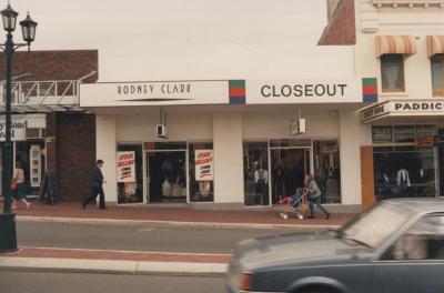 PHOTOGRAPH: RODNEY CLARK, ROKEBY ROAD, 1988