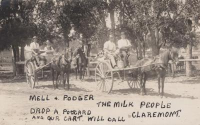 POSTCARD: OUTDOOR SCENE, FROM ALBUM 1, THELMA GREEN COLLECTION