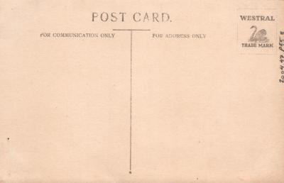 POSTCARD: UNKNOWN MAN AND BABY, FROM ALBUM 1, THELMA GREEN COLLECTION