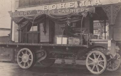 POSTCARD: VEHICLE, FROM ALBUM 1, THELMA GREEN COLLECTION