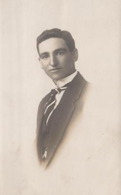 POSTCARD: UNKNOWN MAN, FROM ALBUM 1, THELMA GREEN COLLECTION