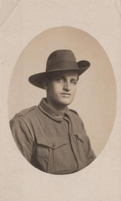 POSTCARD: UNKNOWN MAN, FROM ALBUM 1, THELMA GREEN COLLECTION