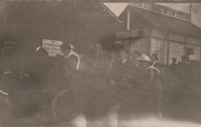 POSTCARD: GROUP OF PEOPLE, FROM ALBUM 1, THELMA GREEN COLLECTION