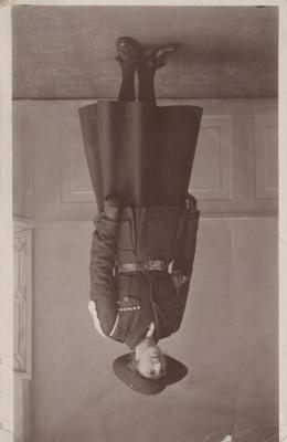 POSTCARD: UNKNOWN WOMAN, FROM ALBUM 1, THELMA GREEN COLLECTION