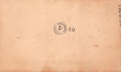 POSTCARD: THREE UNKNOWN MEN, FROM ALBUM 1, THELMA GREEN COLLECTION