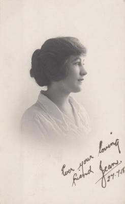 POSTCARD: JEAN, FROM ALBUM 1, THELMA GREEN COLLECTION