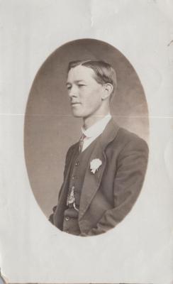 POSTCARD: GEORGE PEGLAR, FROM ALBUM 1, THELMA GREEN COLLECTION