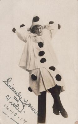 POSTCARD: VIOLET, FROM ALBUM 1, THELMA GREEN COLLECTION