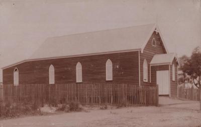 POSTCARD: JOLIMONT METHODIST CHURCH, FROM ALBUM 1, THELMA GREEN COLLECTION