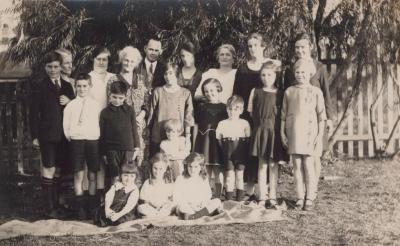 POSTCARD: VICTOR TRENBERTH'S BIRTHDAY, FROM ALBUM 1, THELMA GREEN COLLECTION