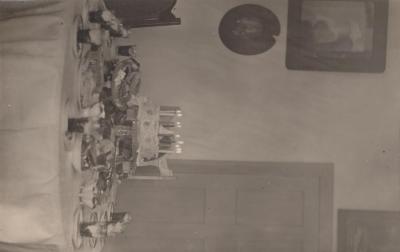 POSTCARD: VICTOR TRENBERTH'S BIRTHDAY CAKE, FROM ALBUM 1, THELMA GREEN COLLECTION