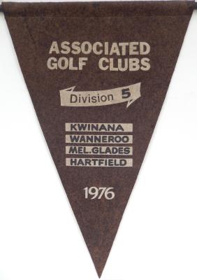 PENNANT - MEN - ASSOCIATED GOLF CLUBS - DIVISION 5 1976