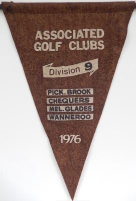 PENNANT - MEN - ASSOCIATED GOLF CLUBS - DIVISION 9 1976