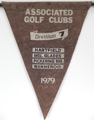 PENNANT - MEN - ASSOCIATED GOLF CLUBS - DIVISION 7 1979