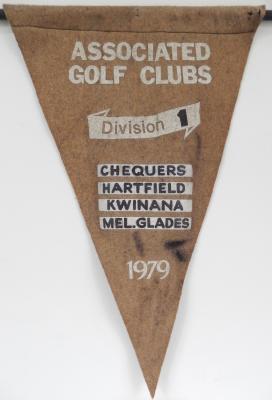 PENNANT - MEN - ASSOCIATED GOLF CLUBS - DIVISION 1 1979
