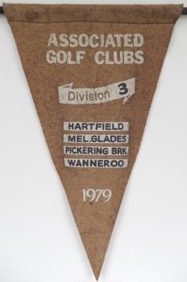 PENNANT - MEN - ASSOCIATED GOLF CLUBS - DIVISION 3 1979