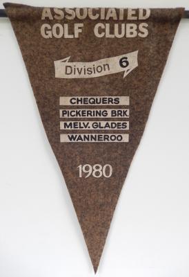 PENNANT - MEN - ASSOCIATED GOLF CLUBS - DIVISION 6 1980