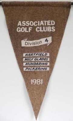 PENNANT - MEN - ASSOCIATED GOLF CLUBS - DIVISION 4 1981