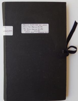 LADIES' COMMITTEE MINUTE BOOK 2001-2002