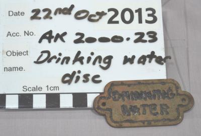 DISC - 'DRINKING WATER'