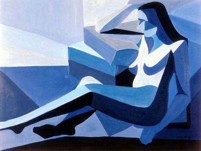 Blue nude
