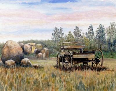 Old Cart near 'Bibbleman Track'