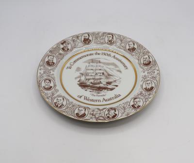 PLATE, COMMEMORATIVE - 150TH ANNIVERSARY OF WESTERN AUSTRALIA