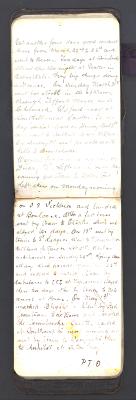 DIARY WWI A L BETTENAY