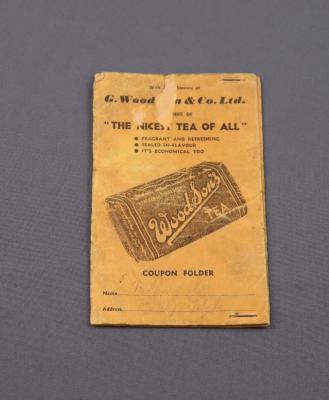 G WOODSON & CO LTD RATION COUPON FOLDER - BLOMFIELD BEDFORDALE