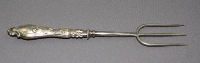 FORK, CAKE - SILVER