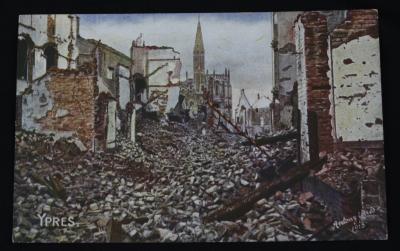 POSTCARDS -YPRES FRANCE WORLD WAR ONE