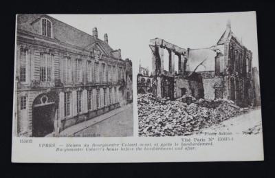 POSTCARDS -YPRES FRANCE WORLD WAR ONE