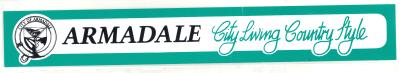 BUMPER STICKERS - CITY OF ARMADALE CITY LIVING COUNTRY STYLE