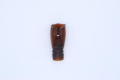 BOTTLE - BROKEN NECK FRAGMENT BROWN GLASS