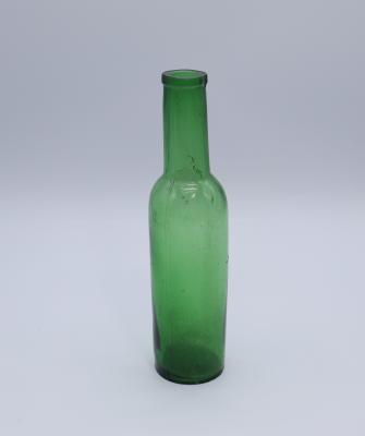 BOTTLE, GREEN GLASS - CYLINDRICAL