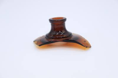 BOTTLE, BROWN GLASS - NECK FRAGMENT