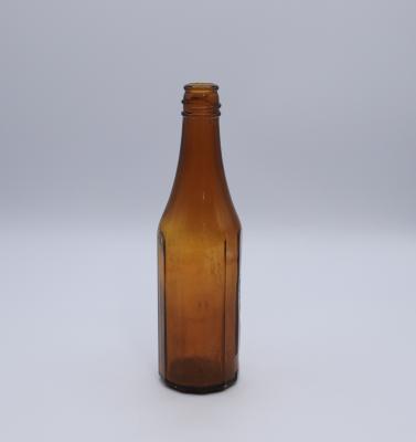 BOTTLE, BROWN GLASS - AYNER & SONS