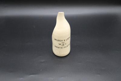 BOTTLE, EARTHENWARE - WEAVERS & LOCK