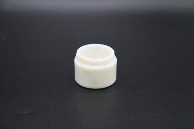 JAR - WHITE GLASS
